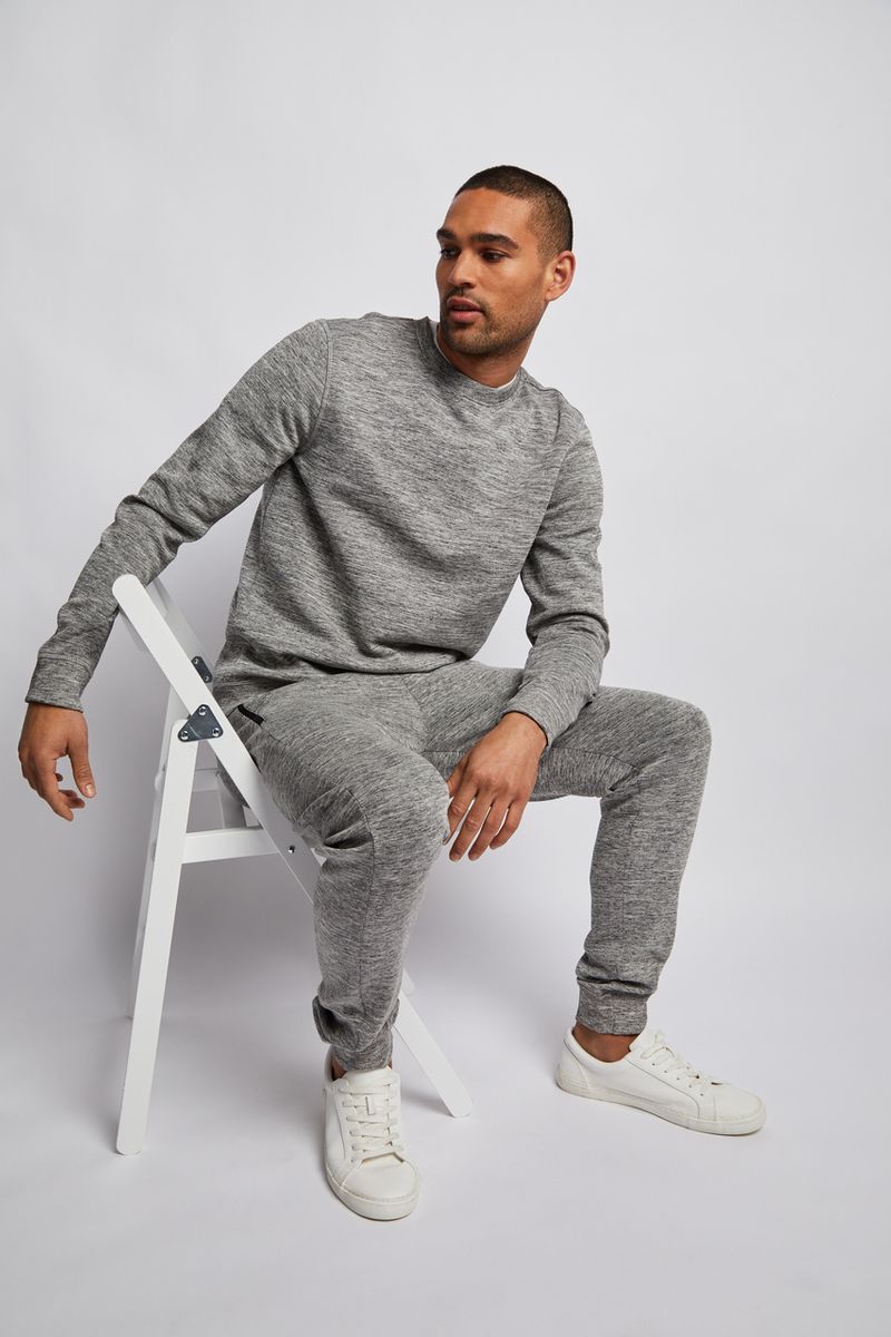 Grey Marl Fleck Sweatshirt