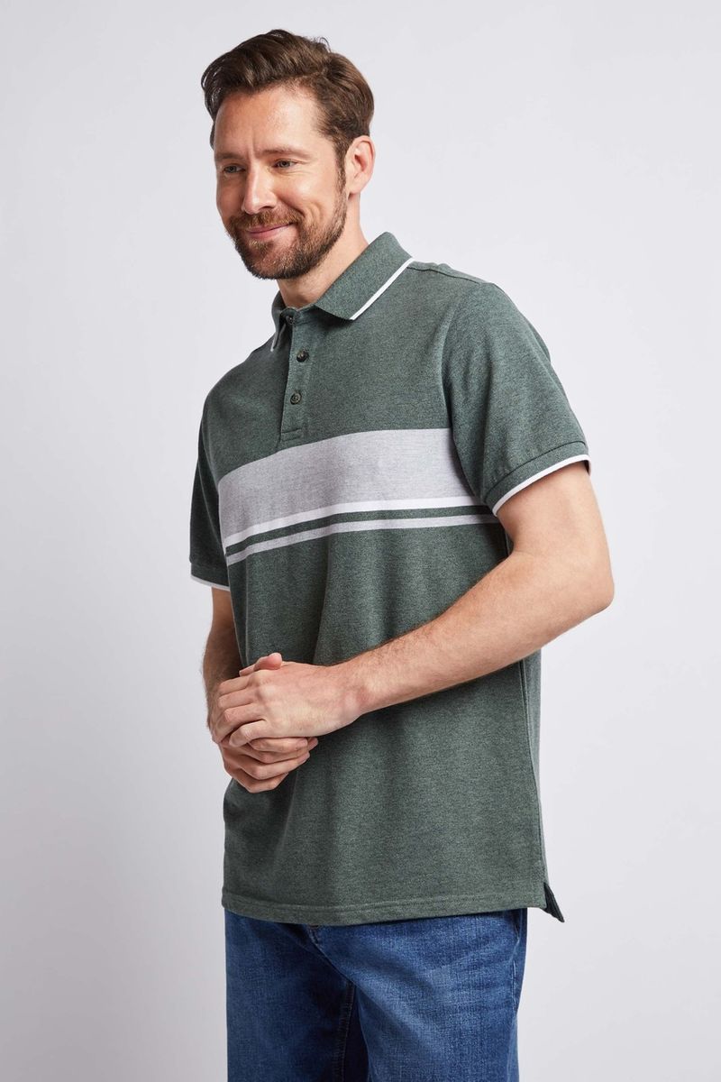 Khaki Stripe Polo shirt