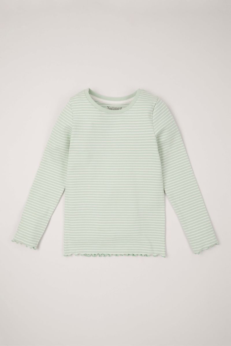 Stripe Ribbed T-shirt 3-14yrs
