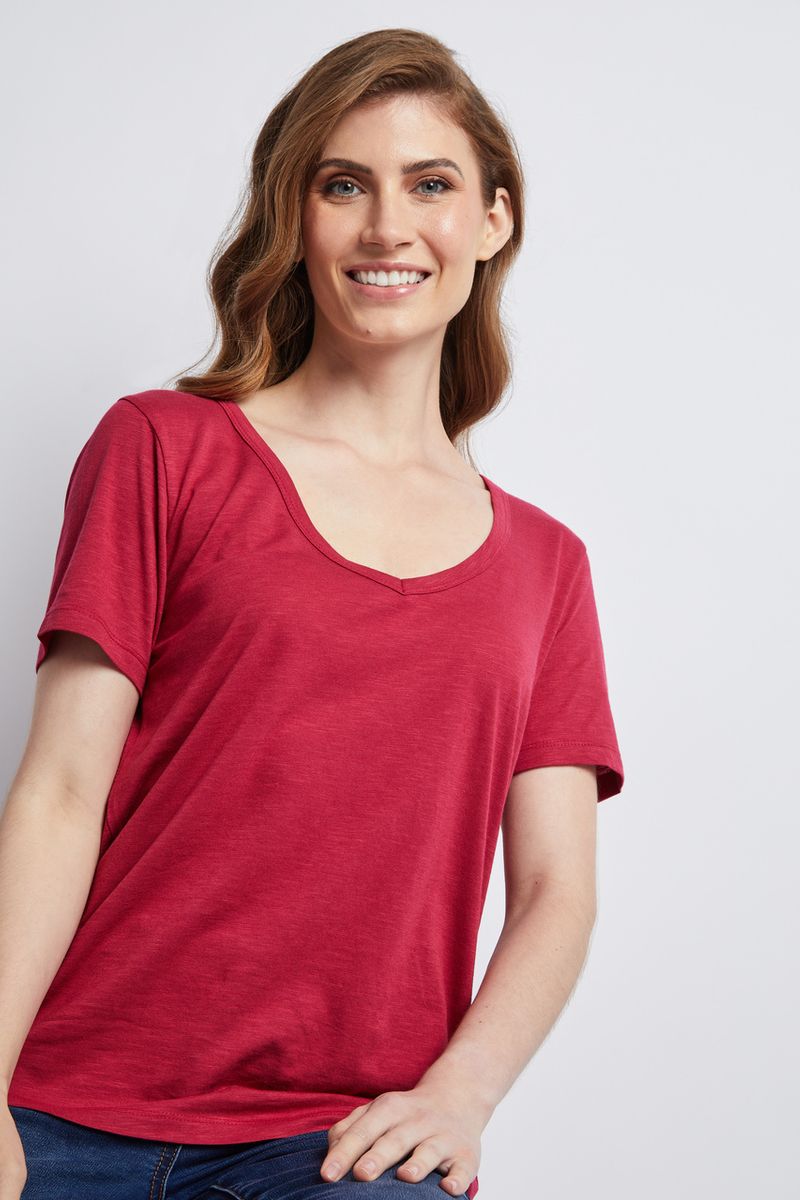 Berry Loose Fit T-shirt