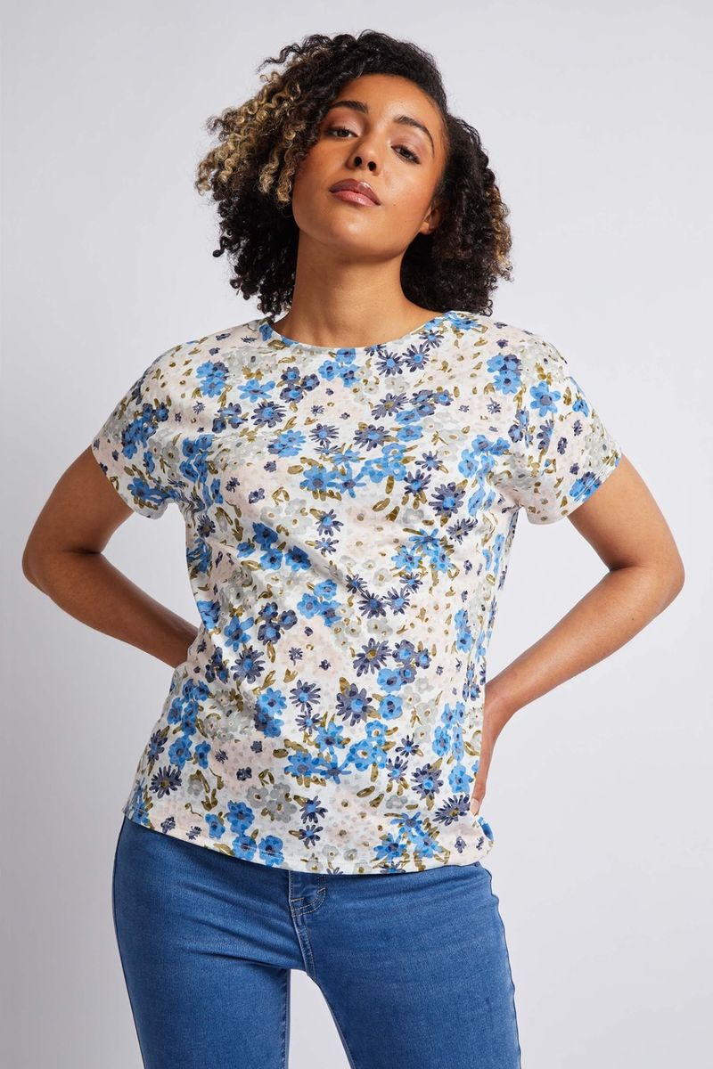 Soft Floral Lightweight T-shirt