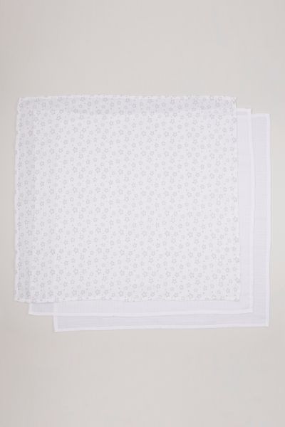3 Pack Star Muslin Squares