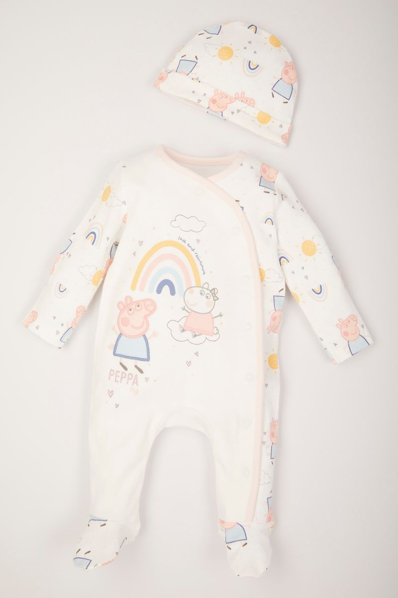Peppa Pig Sleepsuit & hat