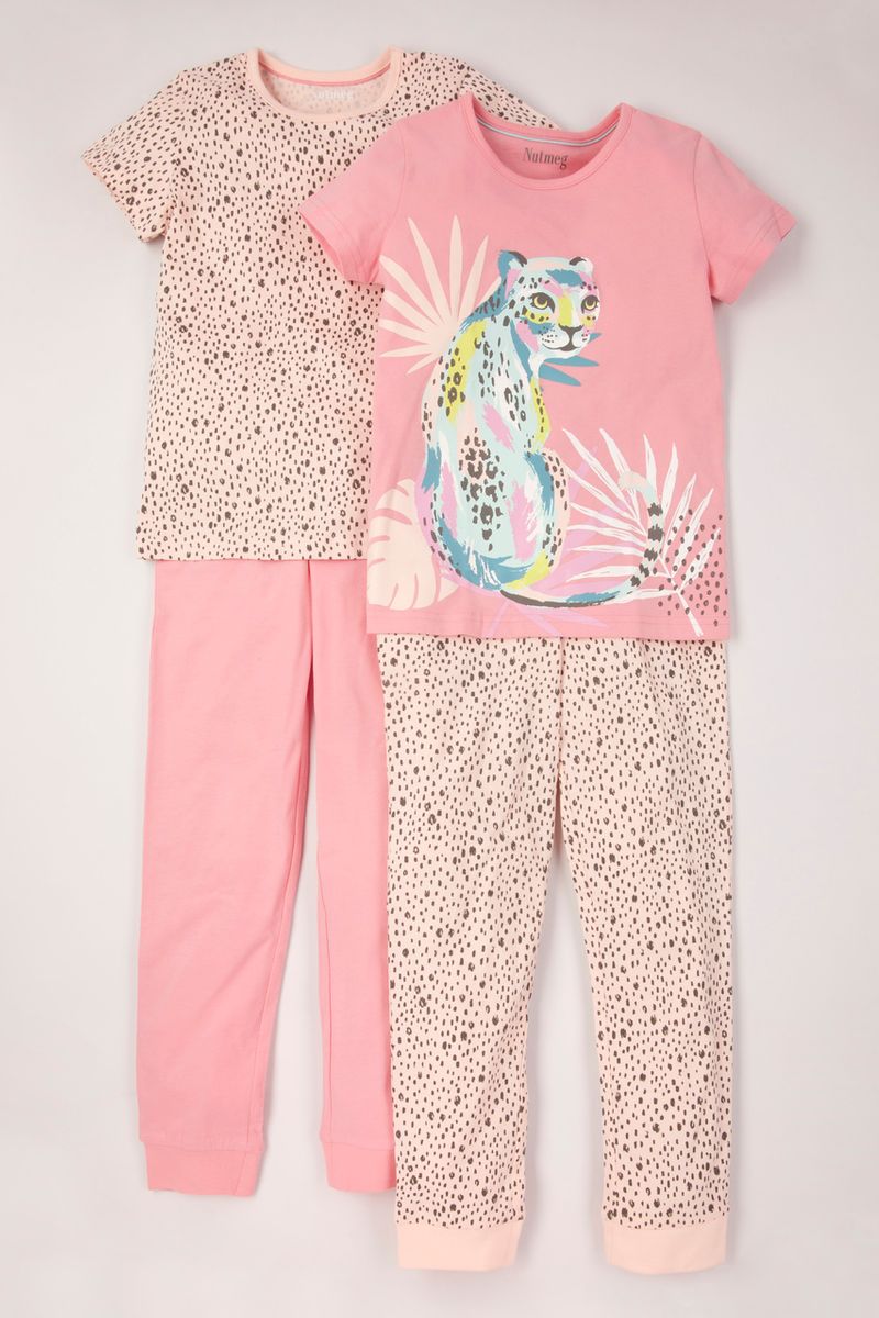 2 Pack Leopard Pyjamas