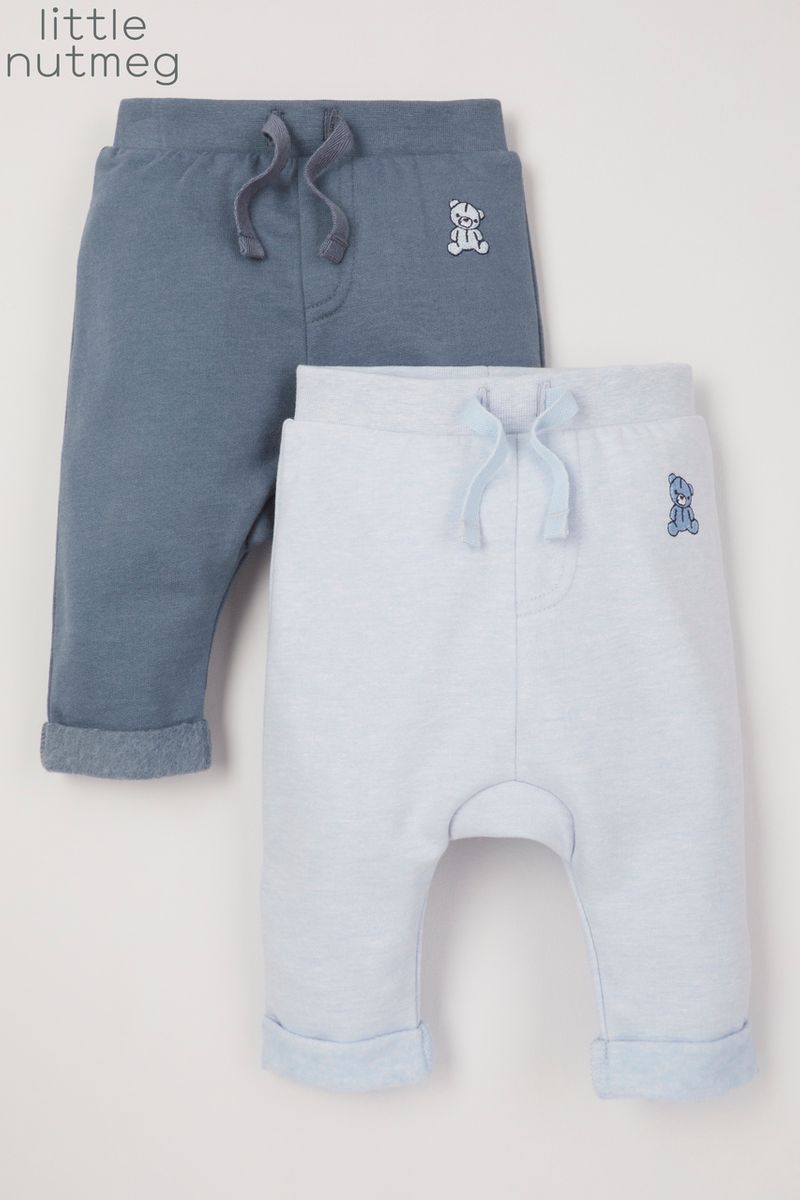 Little Nutmeg 2 Pack Blue joggers