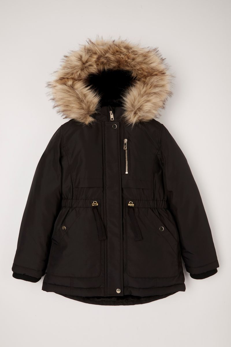 Black Parka Coat