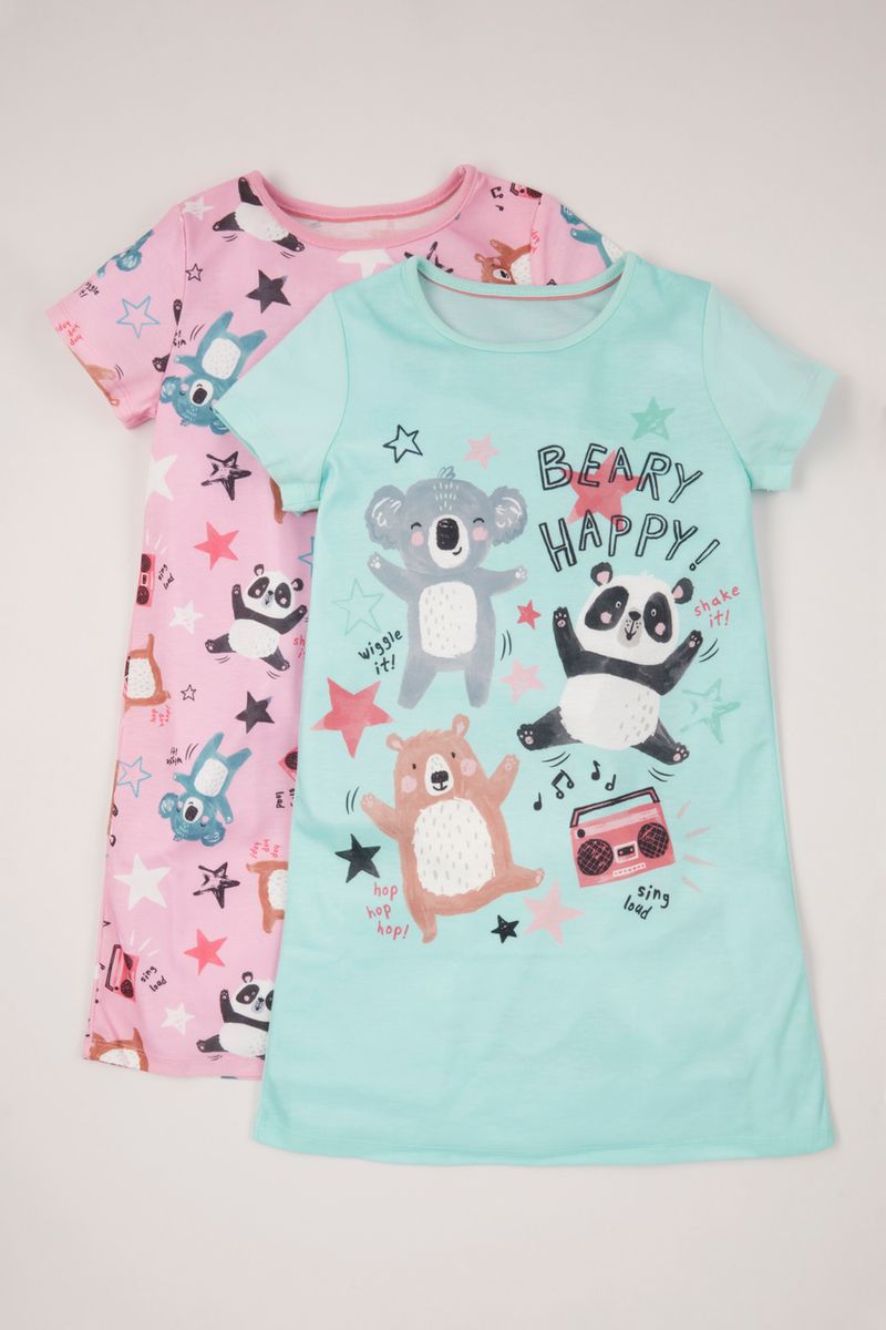 2 Pack Animal Nighties