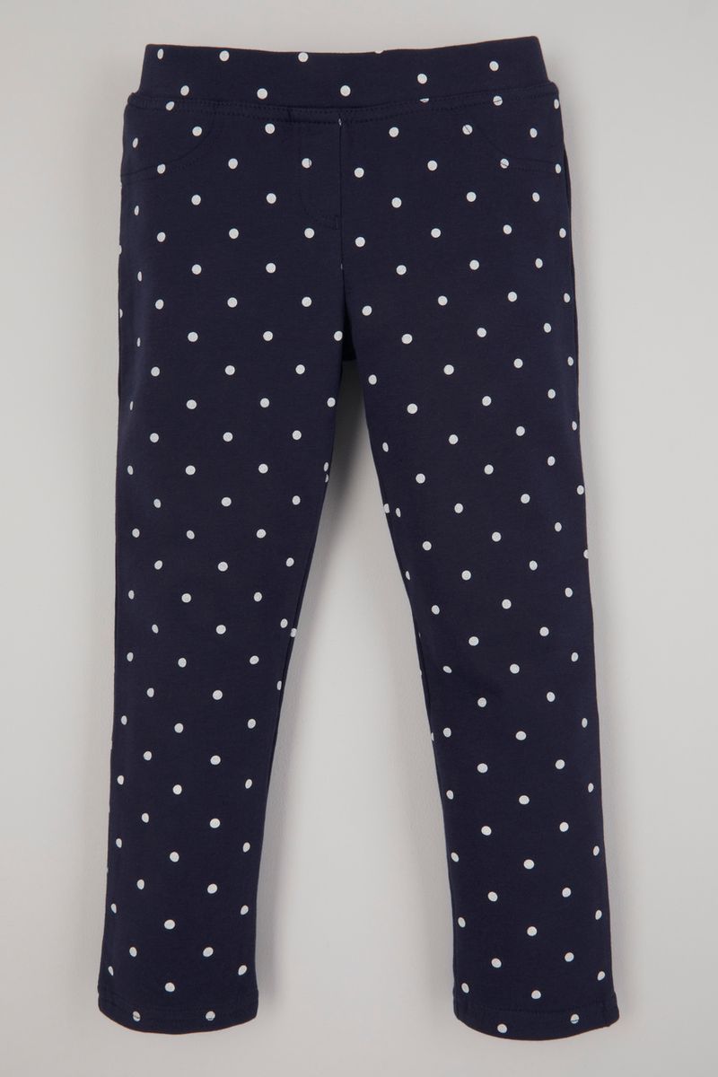 Navy Spot treggings