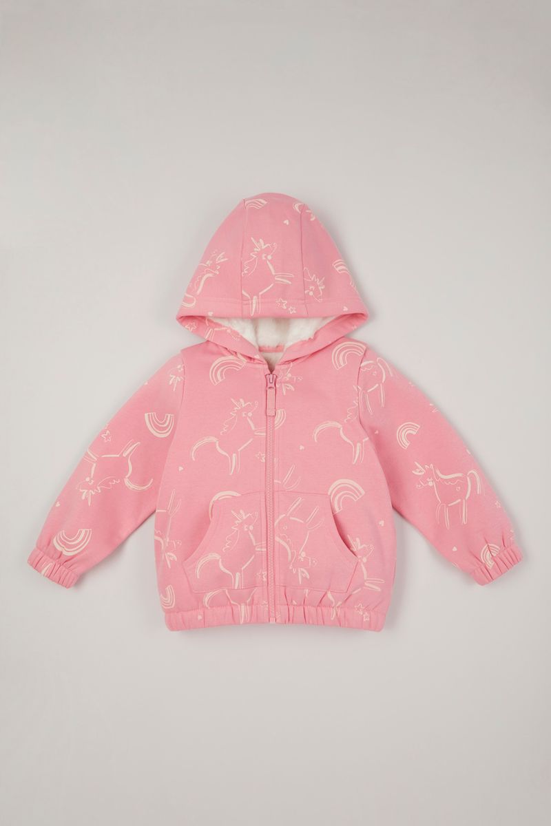 Pink Unicorn Borg hoodie