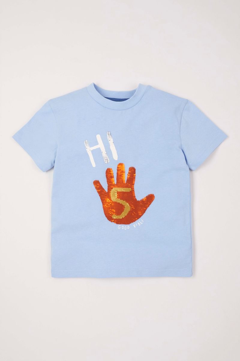 High Five Reversible Sequin T-Shirt
