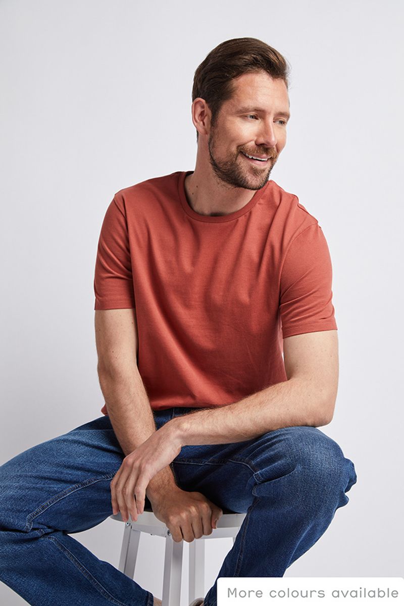 Rust Crew Neck T-shirt