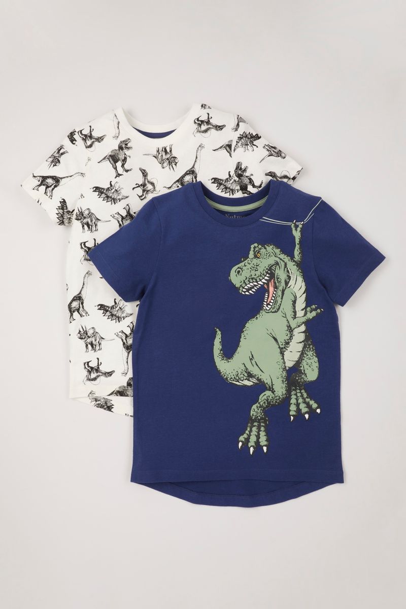 2 Pack Dinosaur T-shirts