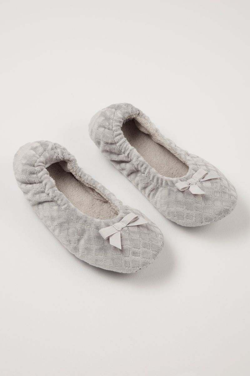 Grey Ballerina slippers