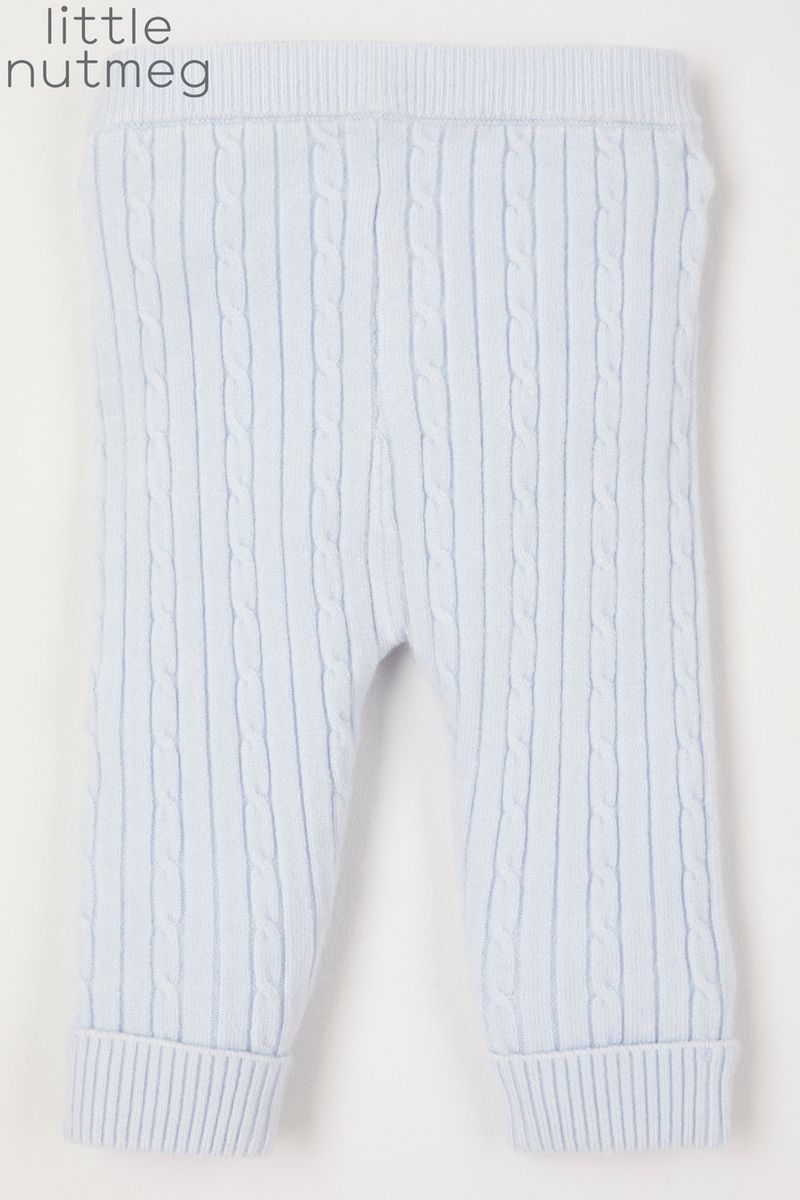 Little Nutmeg Soft Blue Leggings