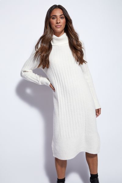 cream jumper dress uk