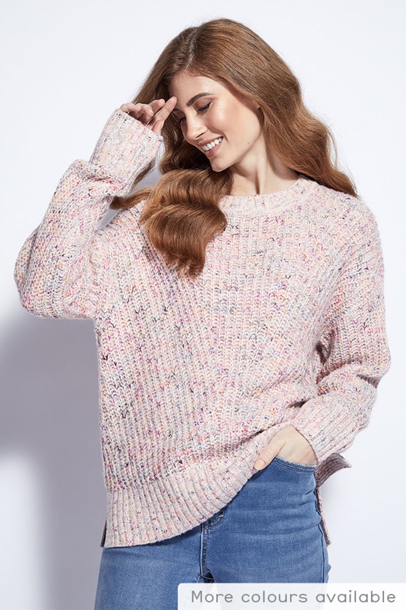 Peach Chunky Jumper