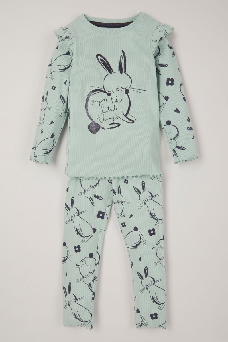 2 Piece Bunny Ribbed set