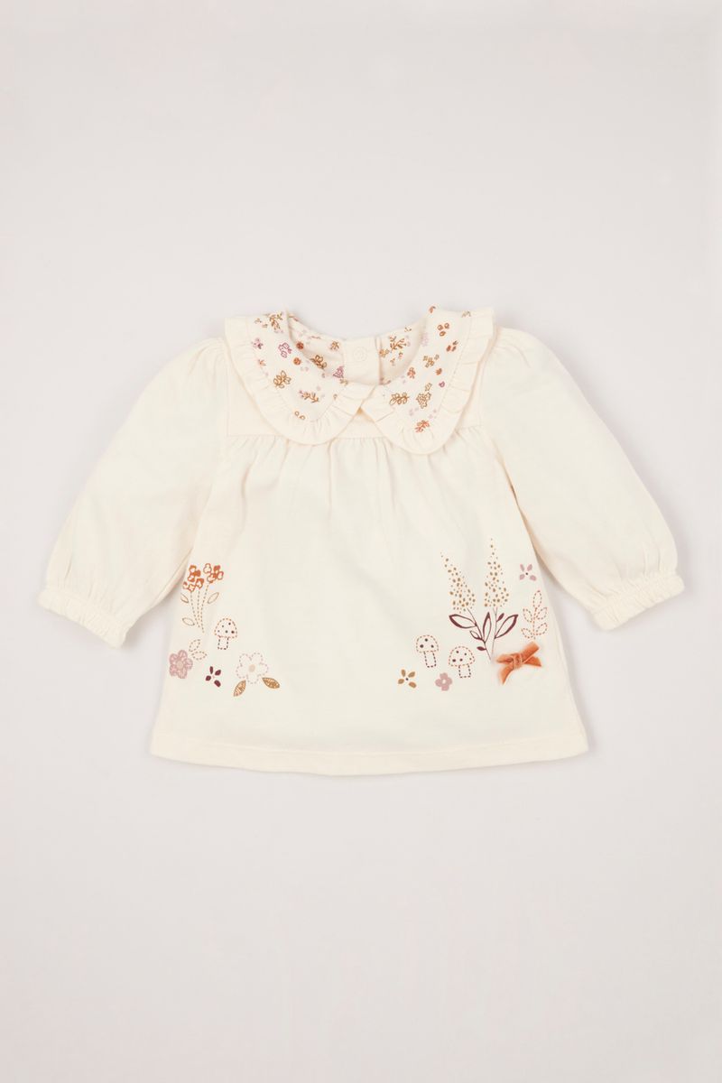 Frill Collar T-shirt