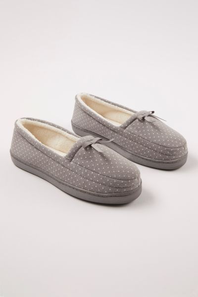 Grey Spot Comfort slipper