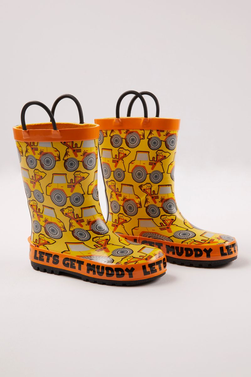 Yellow Digger Wellies