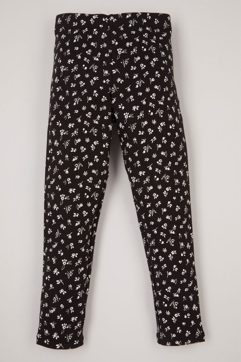 adjustable flower print leggings 3-14yrs