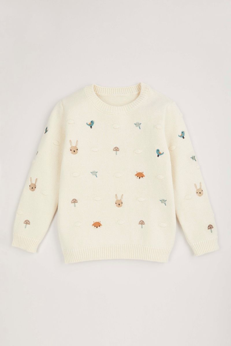 Rabbit Embroidered Jumper