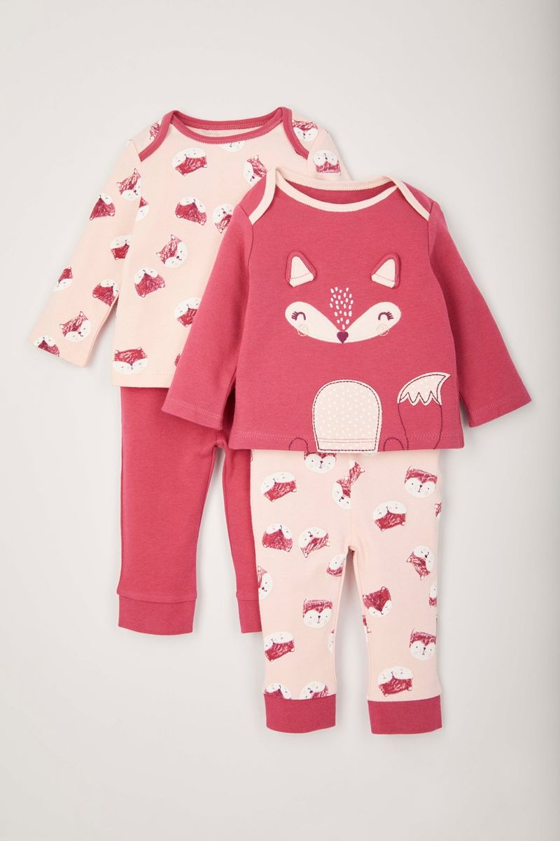 2 Pack Fox Pyjamas