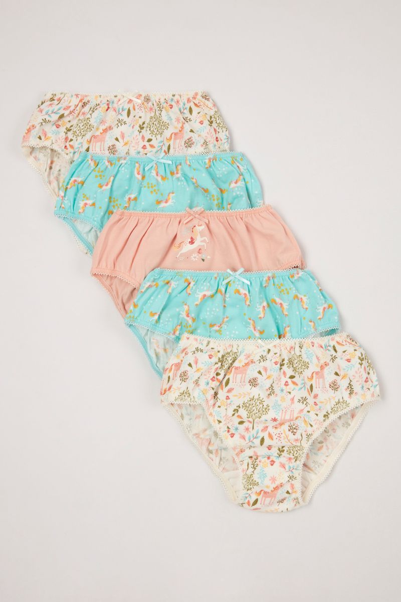 5 Pack Unicorn Briefs
