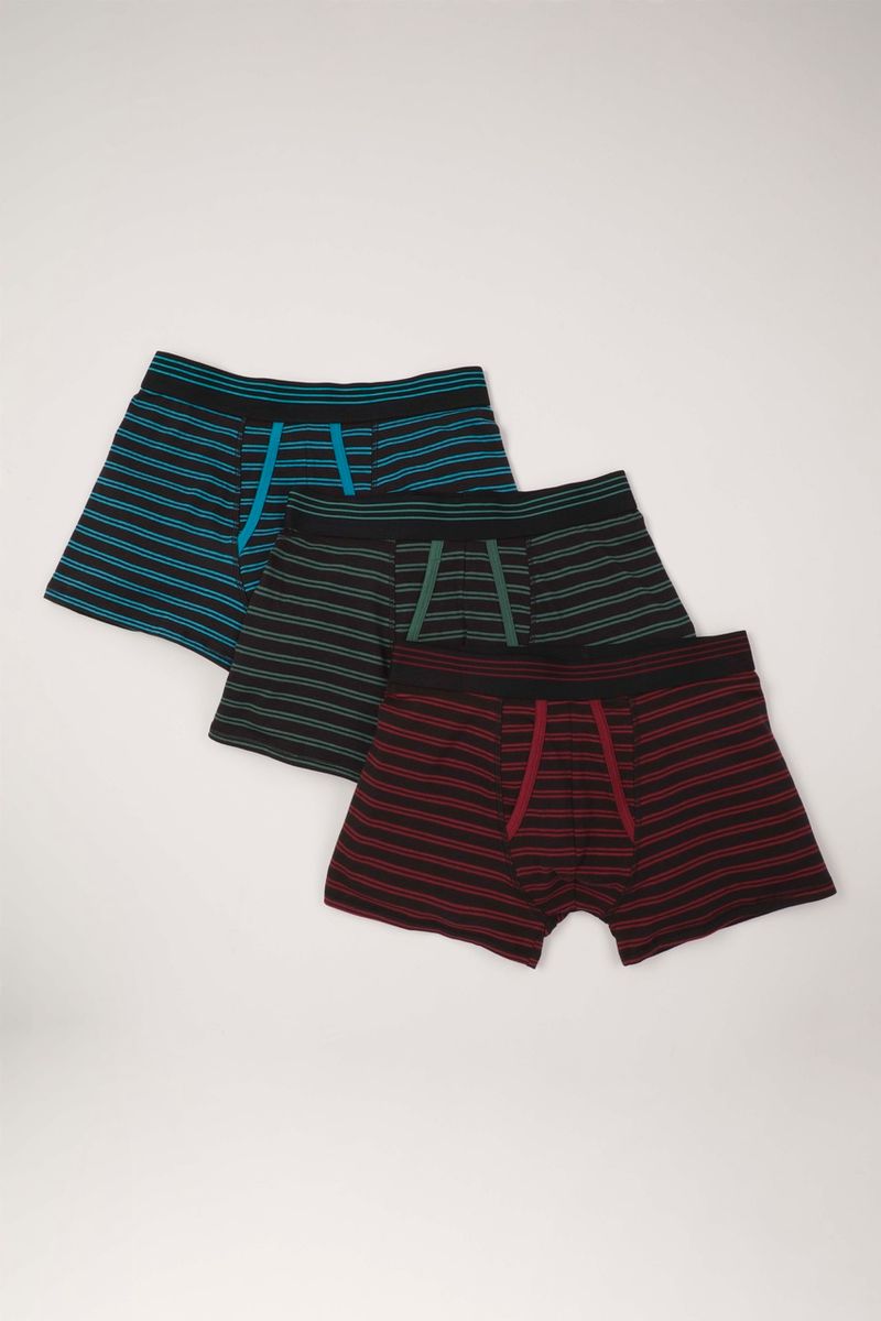 3 Pack Stripe Trunks