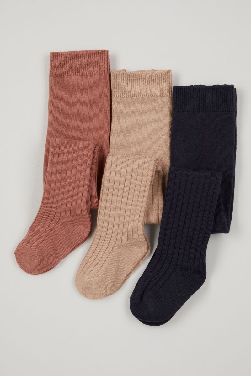 3 Pack Cable Knit Tights