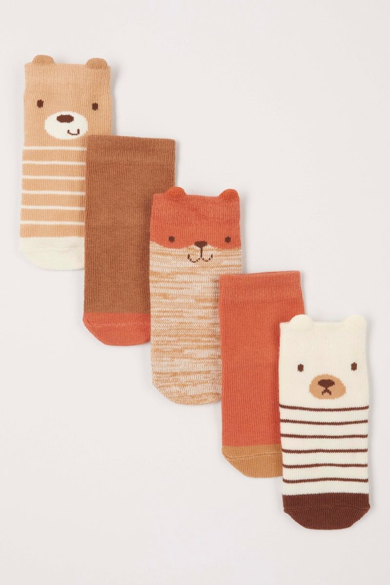 5 Pack Bear Socks