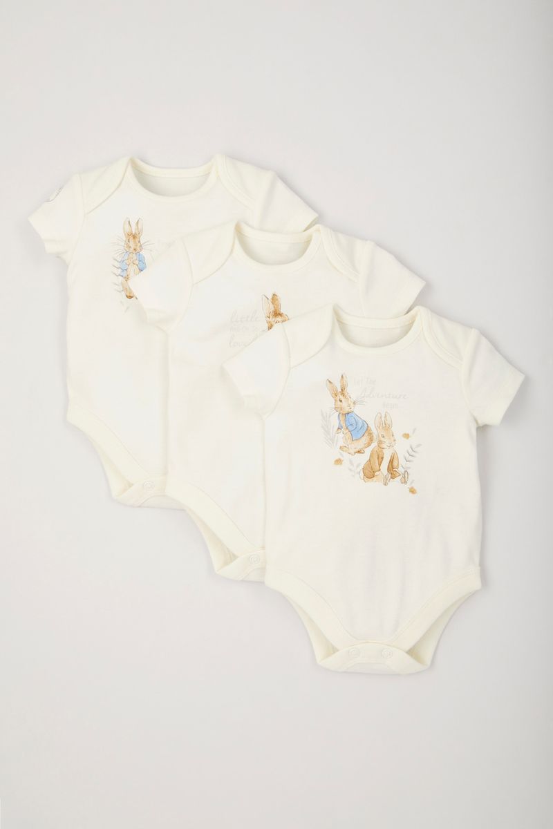 Peter Rabbit 3 Pack Bodysuits