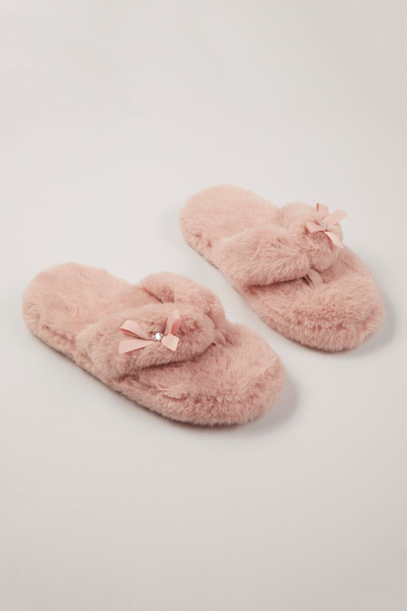 Faux Fur Slippers