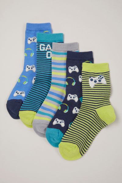 5 Pack Game Controller Socks