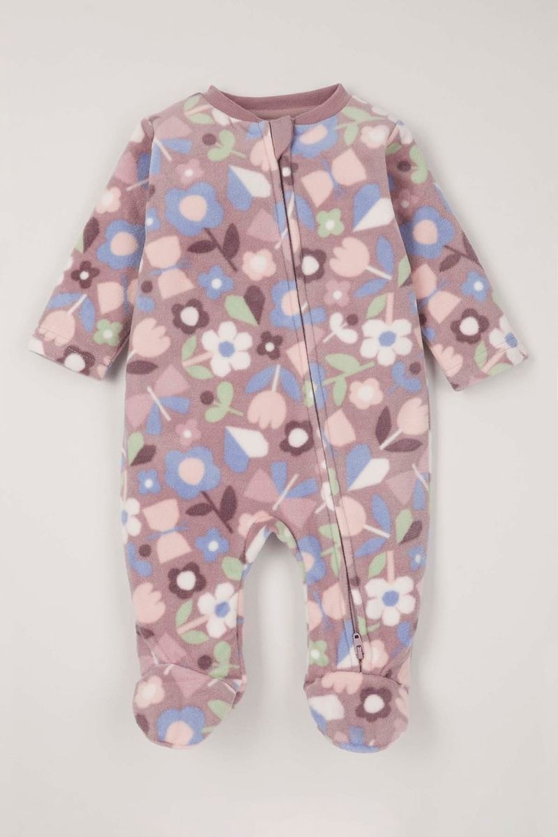 Flower Fleece Onesie
