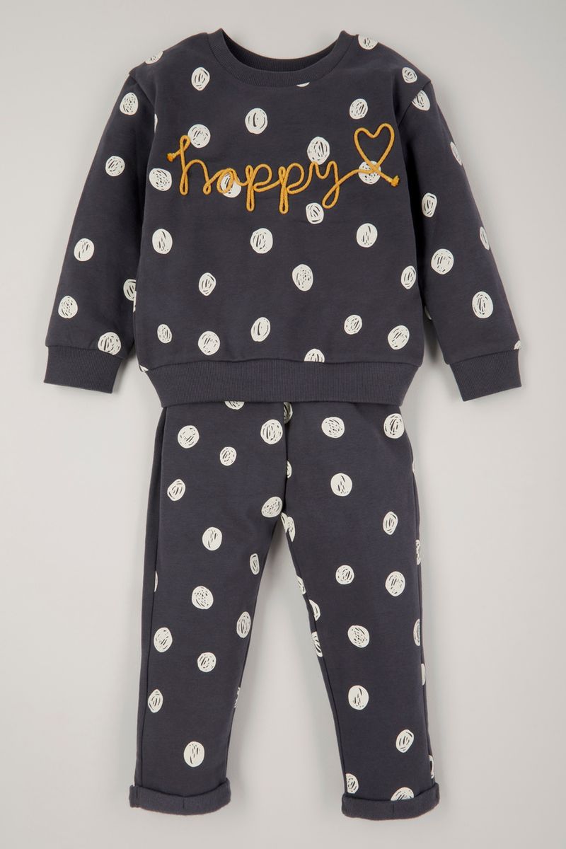 Navy Happy Jogger set