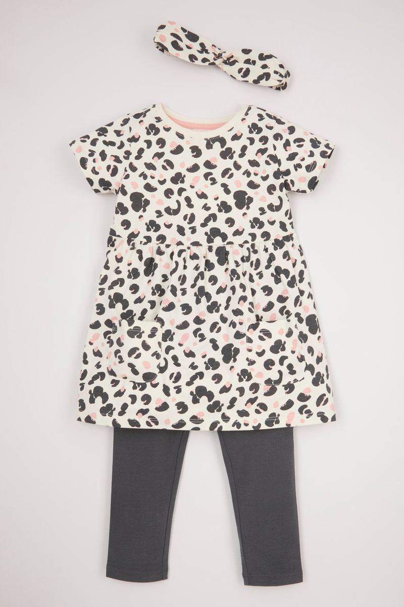 3 Piece leopard Print Set