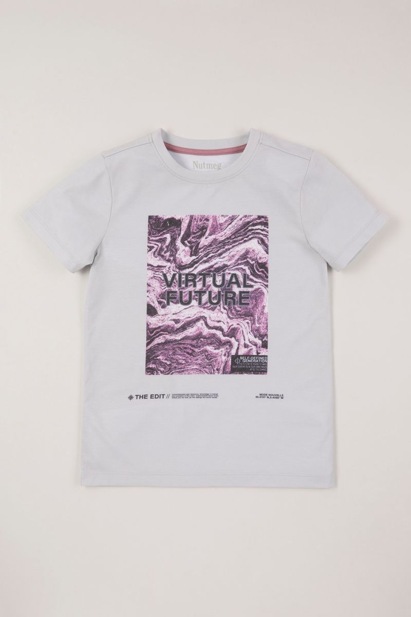 Slogan Marble T-shirt
