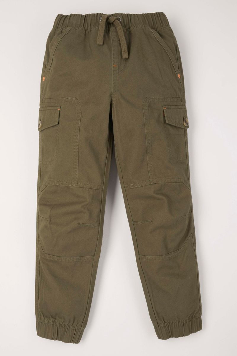 Khaki Cargo Trousers