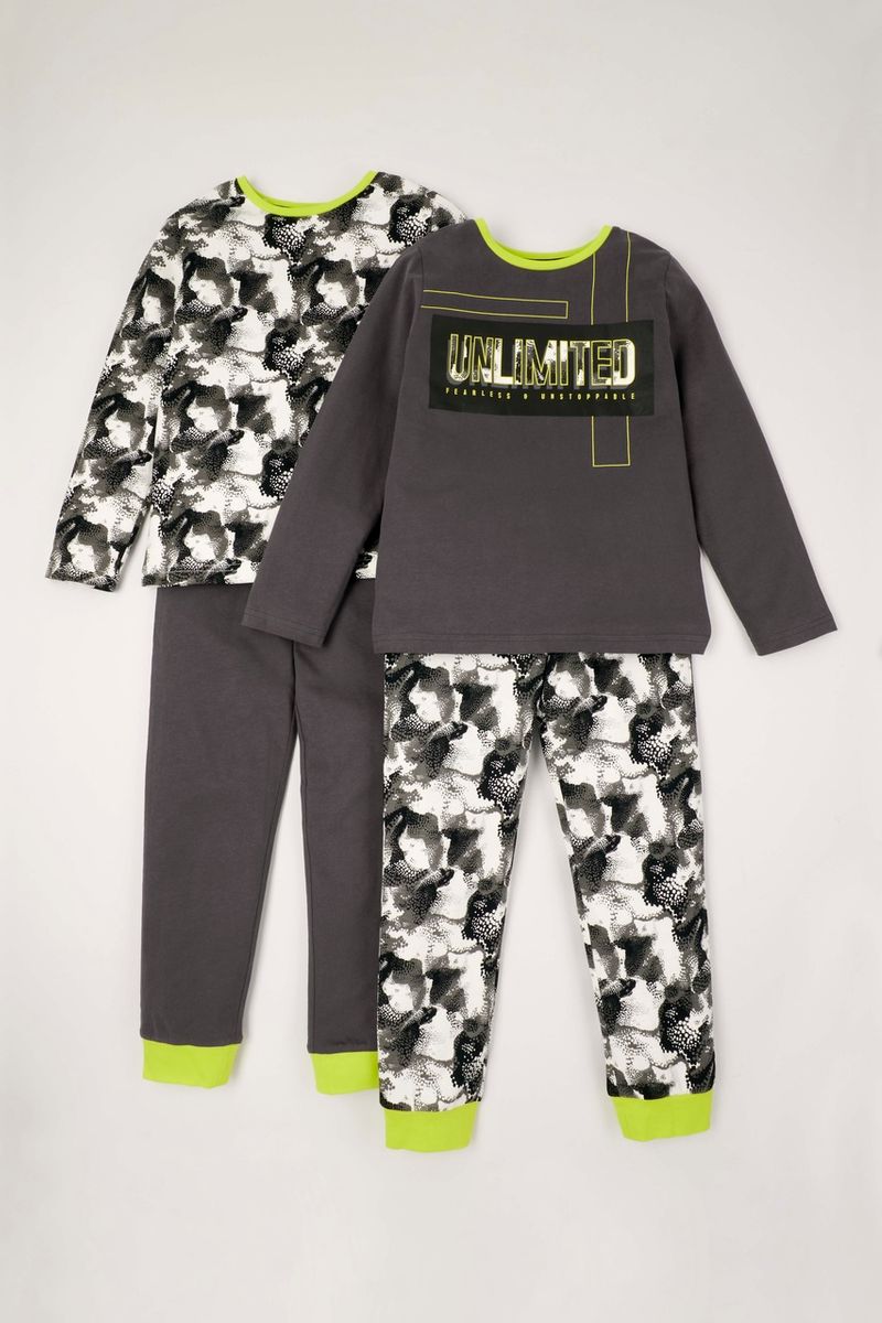 2 Pack Camo Print pyjamas