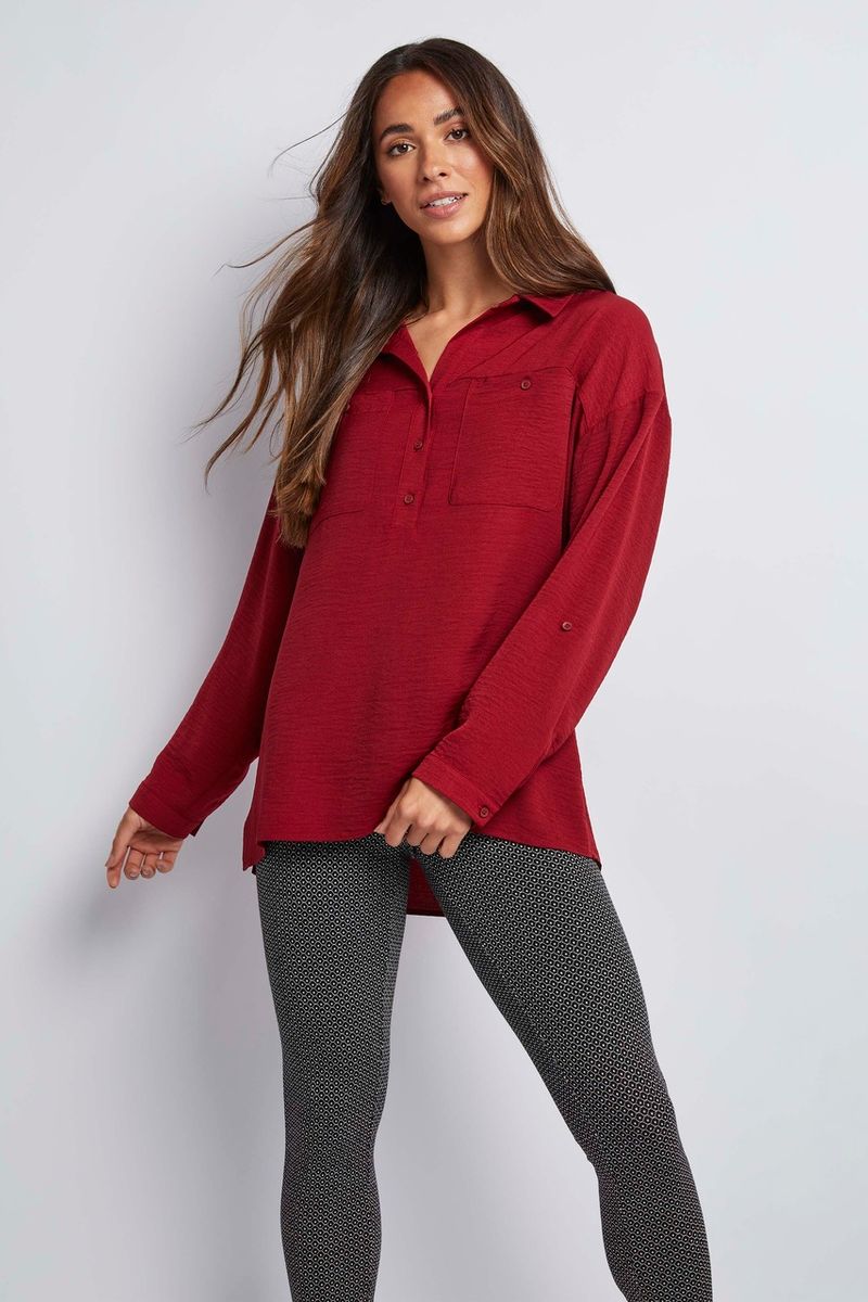 Berry Woven Shirt