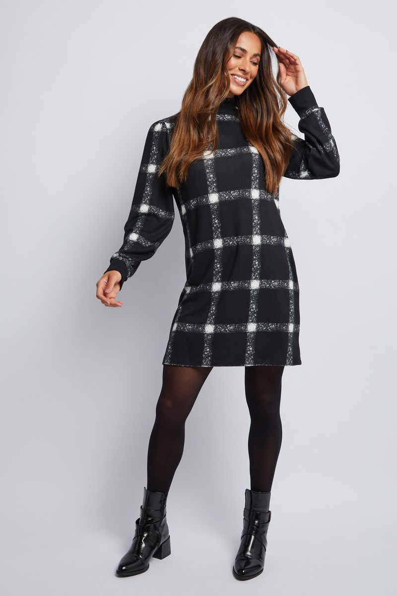 Cosy Check Dress