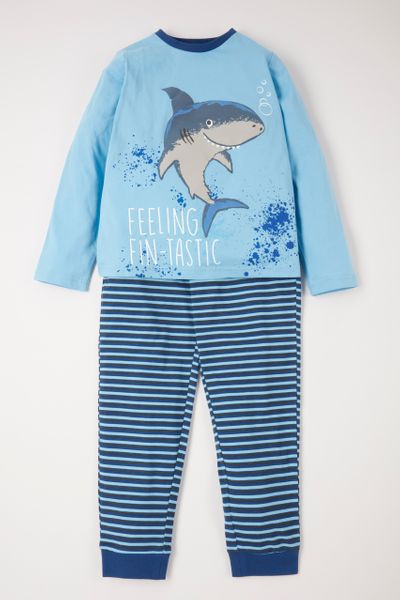 3 Piece Shark Pyjamas & blanket
