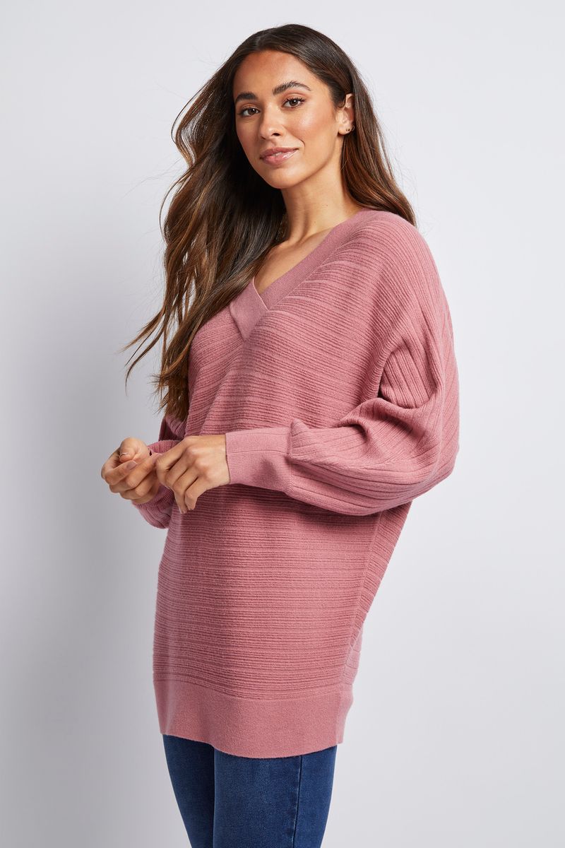 Pink V-Neck jumper