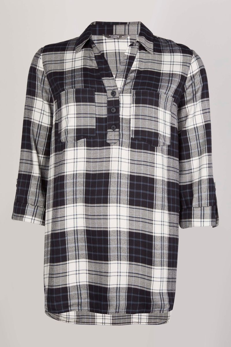 Monochrome Check shirt