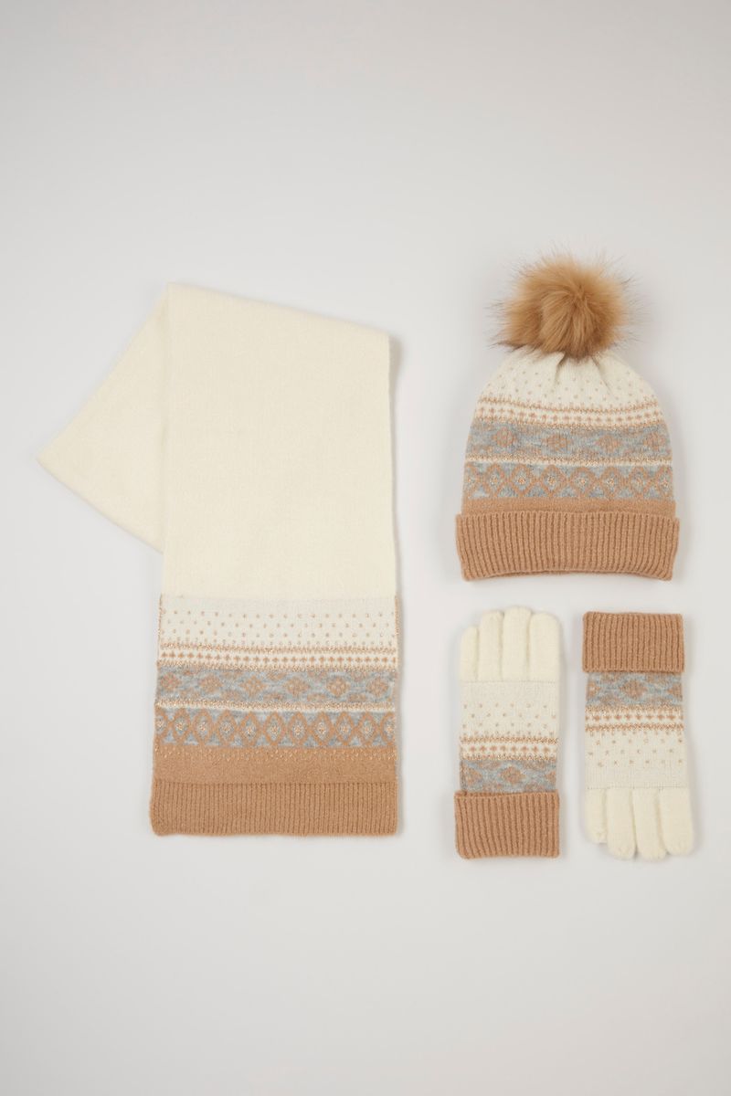 Fairisle 3 Piece Set
