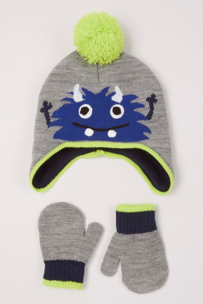 2 Piece Monster Hat Set
