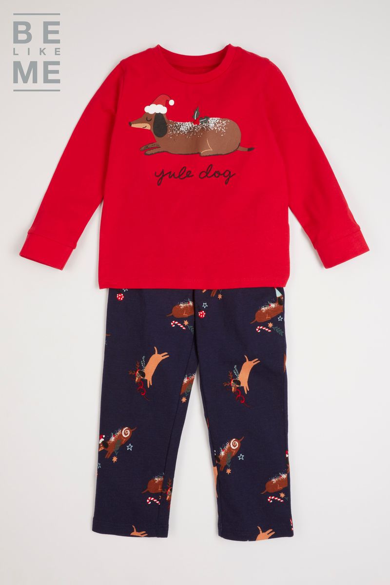 Family Of Unisex Yule Dog Pyjamas