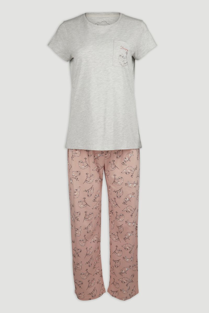 Sloth Print pyjamas