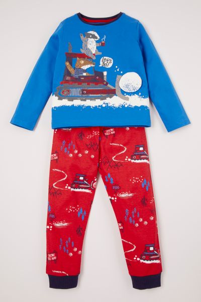 Blue Snow Plough pyjamas